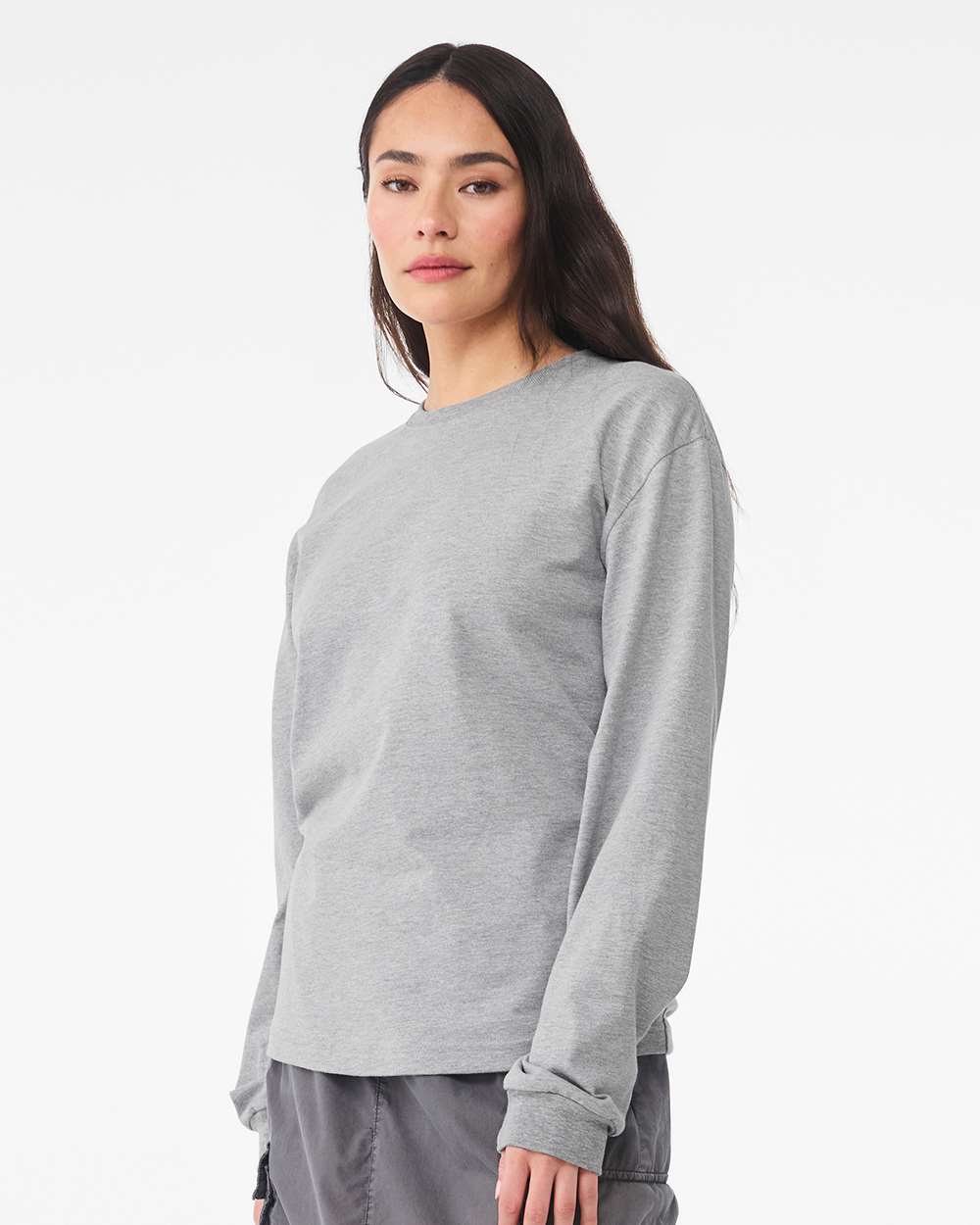 BELLA + CANVAS-3511-6 oz. Heavyweight Long Sleeve Tee - Image 5