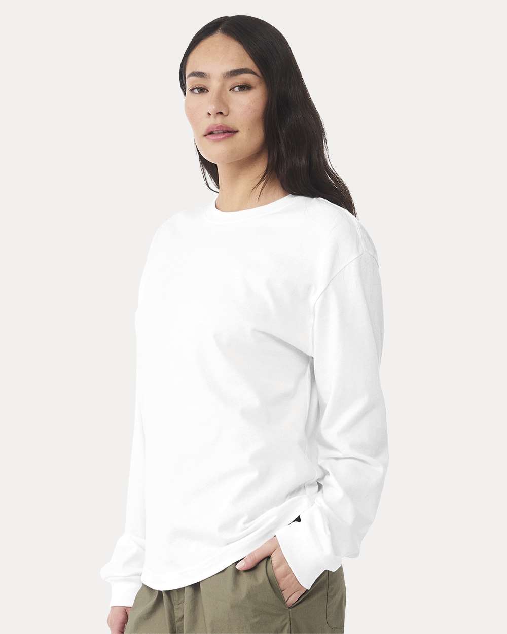 BELLA + CANVAS-3511-6 oz. Heavyweight Long Sleeve Tee - Image 72