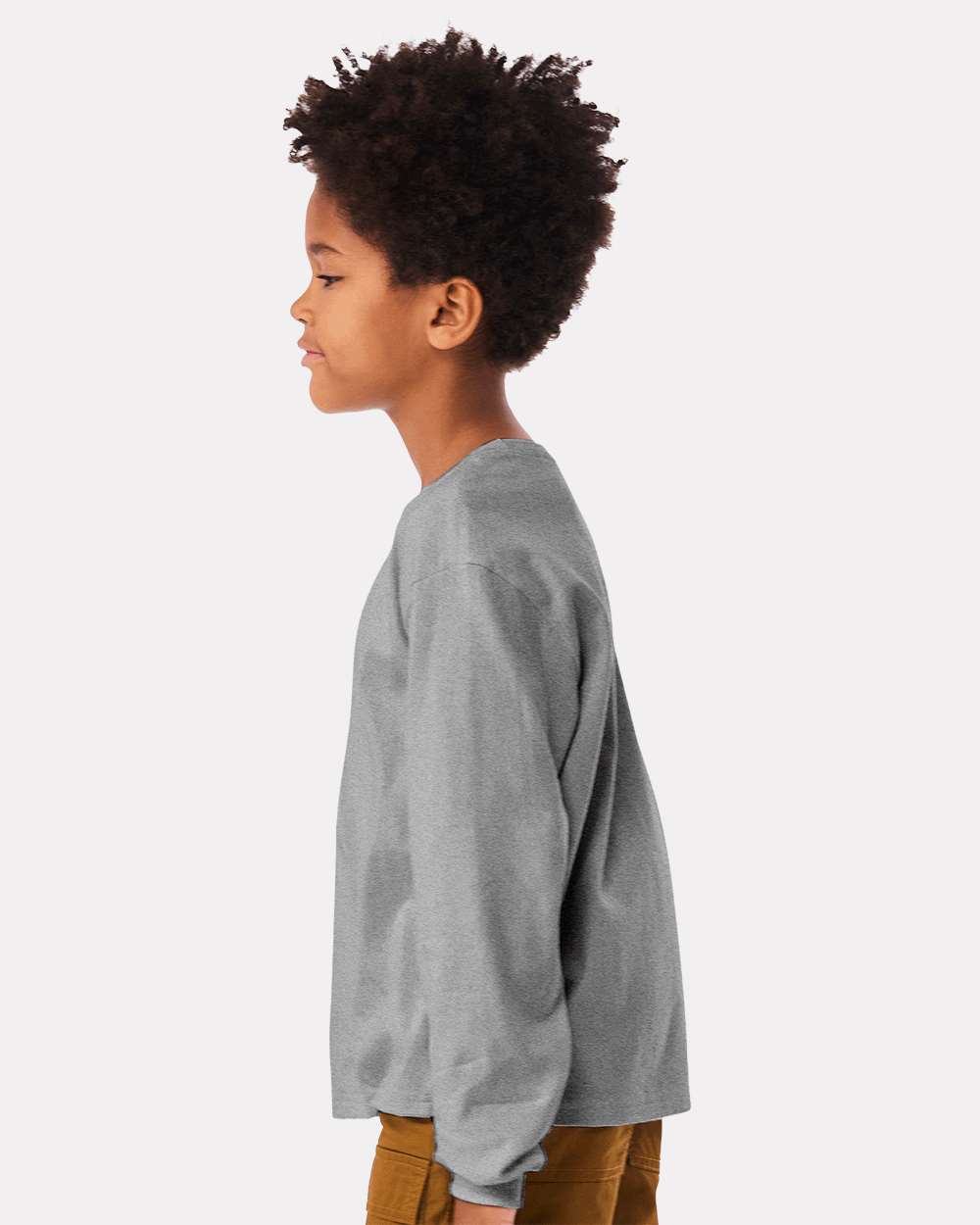 BELLA + CANVAS-3511Y-Youth 6oz. Heavyweight Long Sleeve Tee - Image 5