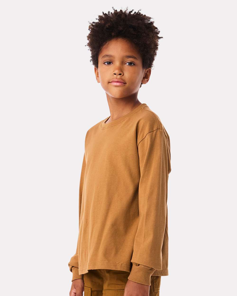 BELLA + CANVAS-3511Y-Youth 6oz. Heavyweight Long Sleeve Tee - Image 54