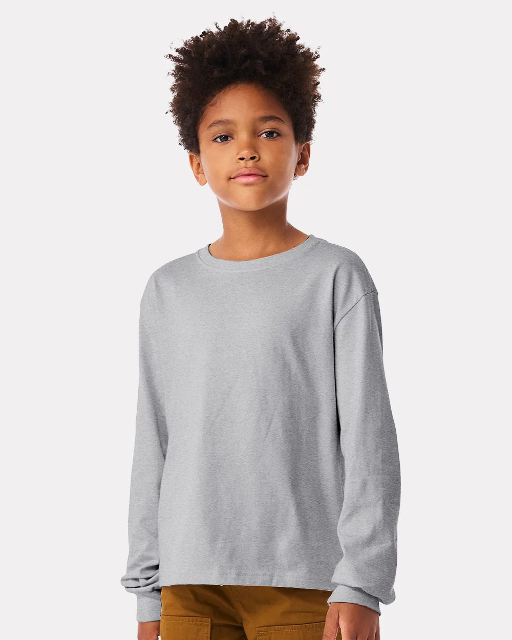 BELLA + CANVAS-3511Y-Youth 6oz. Heavyweight Long Sleeve Tee - Image 7