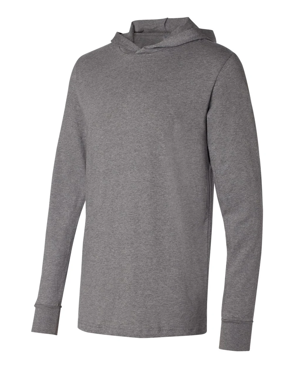 BELLA + CANVAS-3512-Jersey Hooded Long Sleeve Tee - Image 13