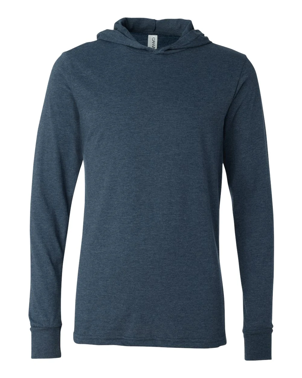 BELLA + CANVAS-3512-Jersey Hooded Long Sleeve Tee - Image 20