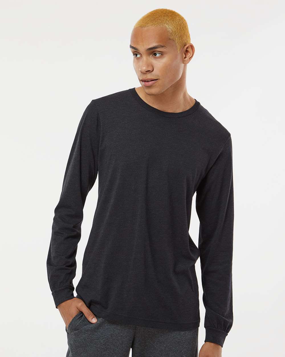 BELLA + CANVAS-3513-Triblend Long Sleeve Tee - Image 11