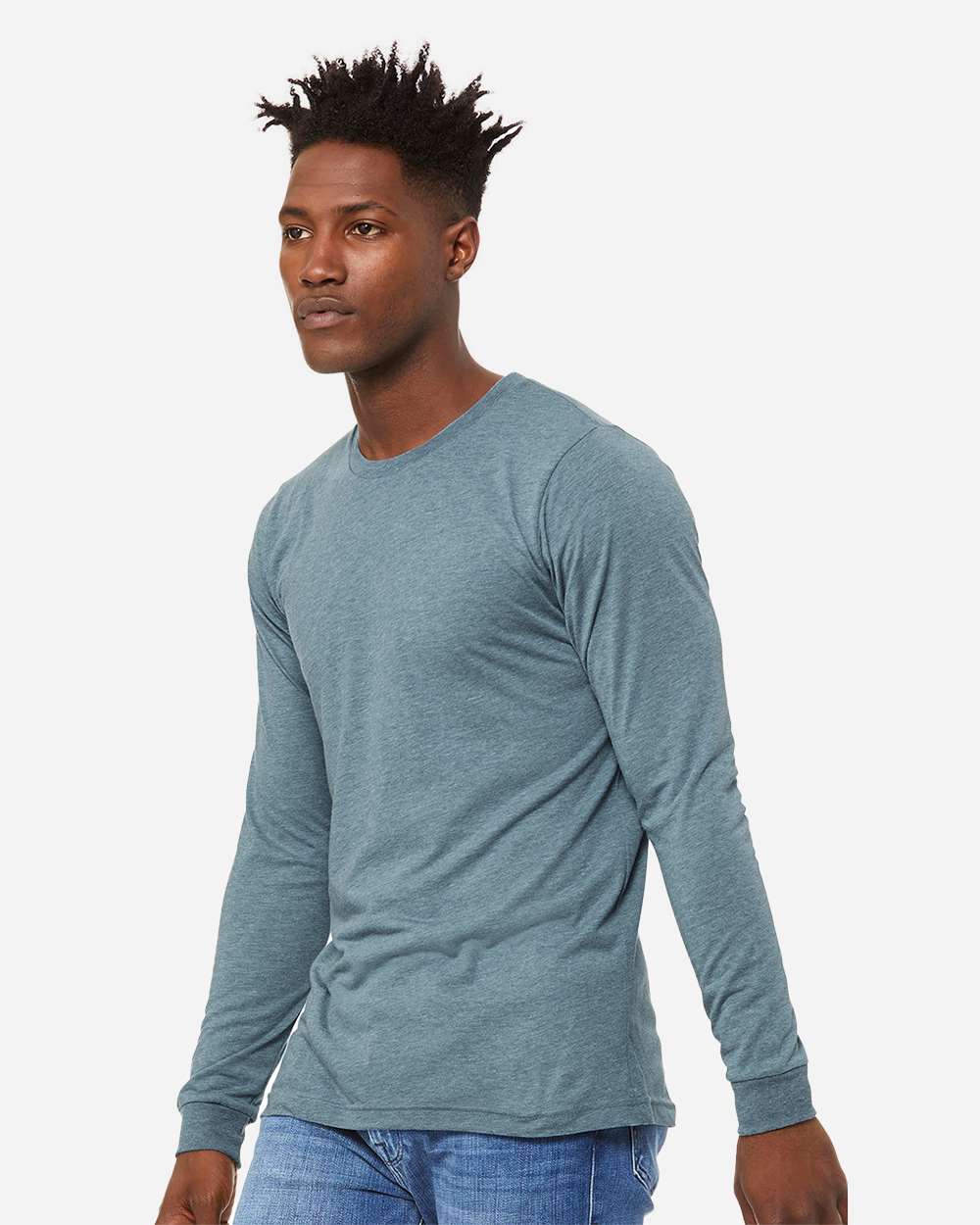 BELLA + CANVAS-3513-Triblend Long Sleeve Tee - Image 36