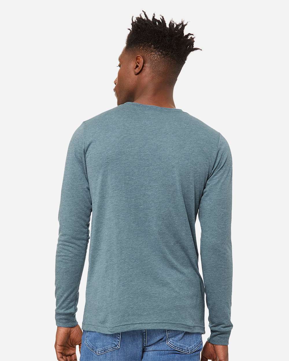 BELLA + CANVAS-3513-Triblend Long Sleeve Tee - Image 37