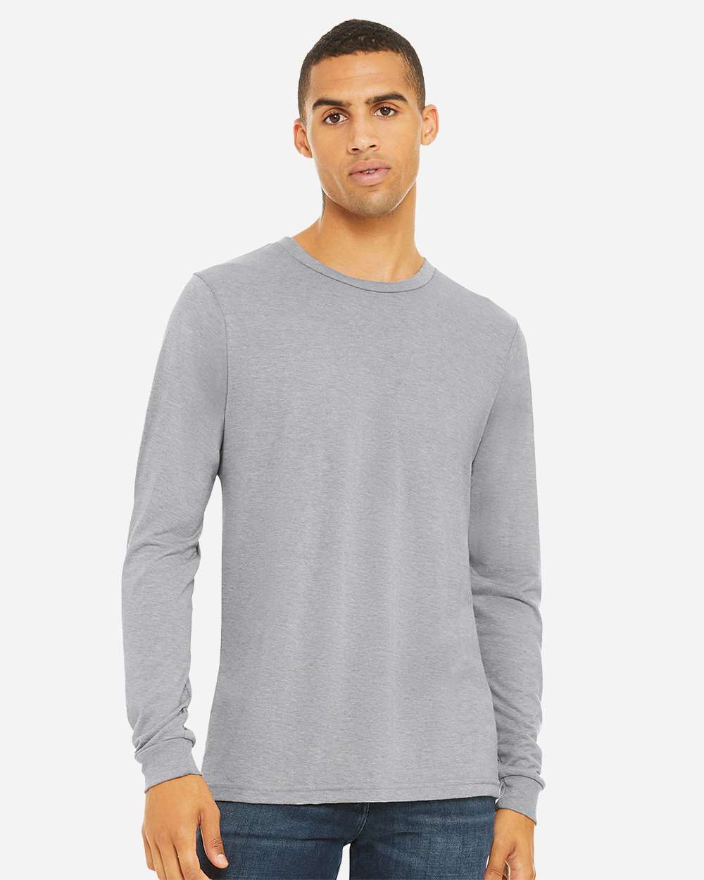BELLA + CANVAS-3513-Triblend Long Sleeve Tee - Image 4