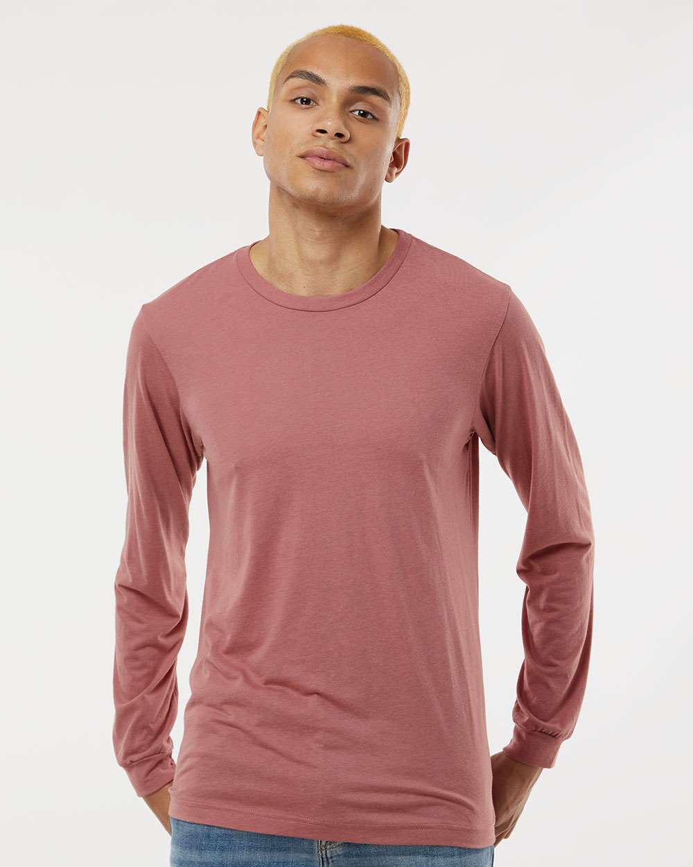 BELLA + CANVAS-3513-Triblend Long Sleeve Tee - Image 53