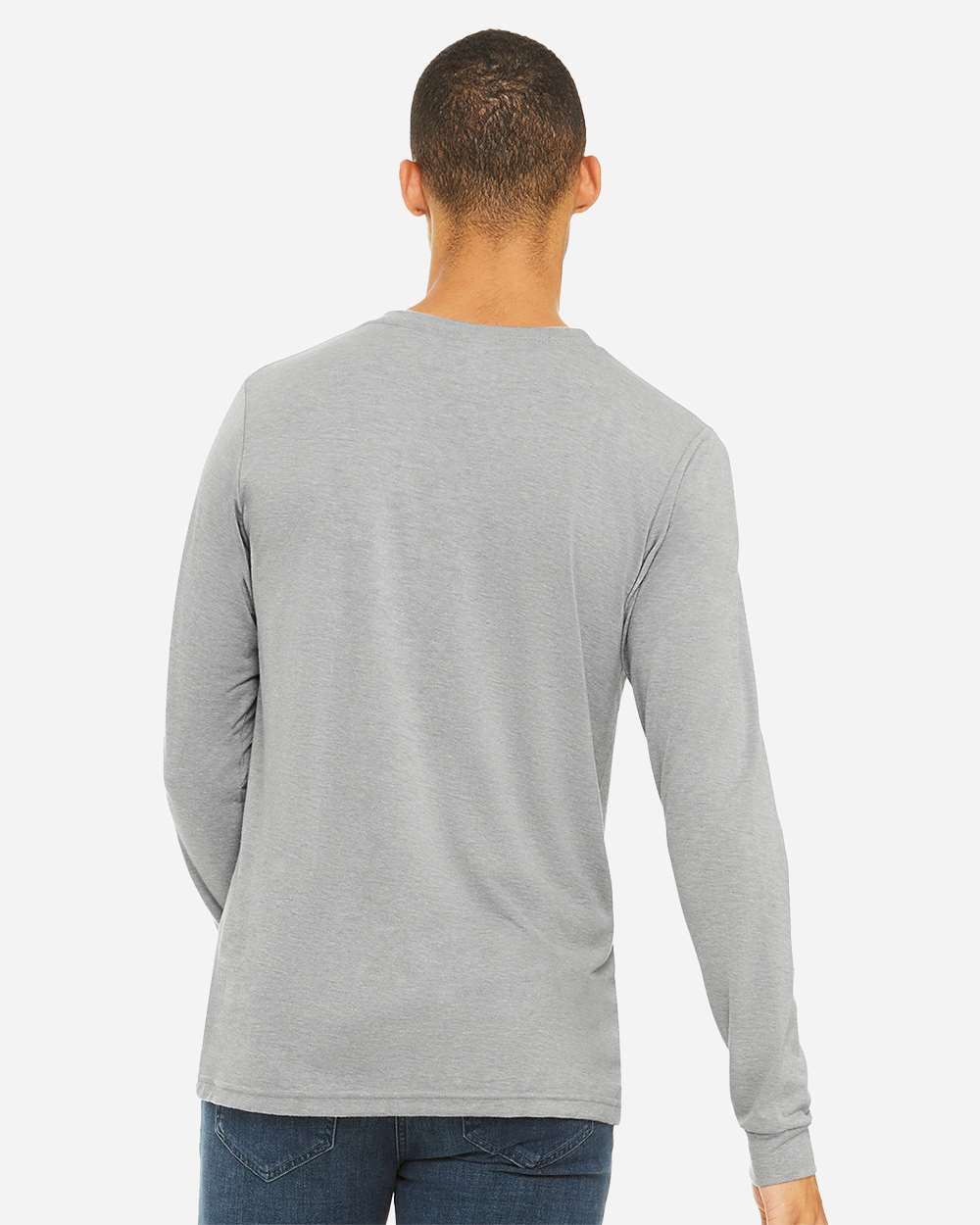 BELLA + CANVAS-3513-Triblend Long Sleeve Tee - Image 6