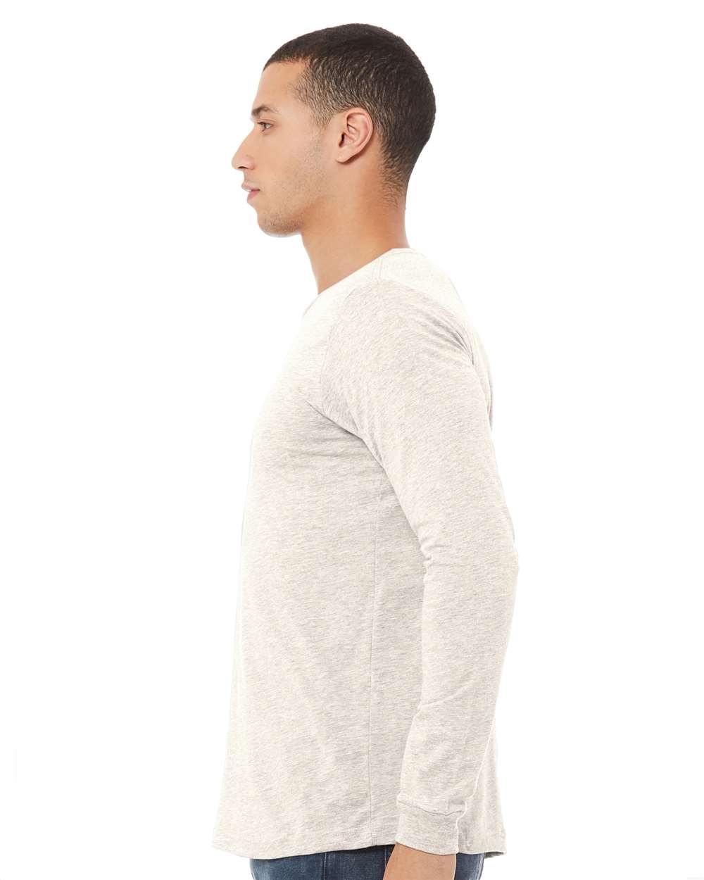 BELLA + CANVAS-3513-Triblend Long Sleeve Tee - Image 63