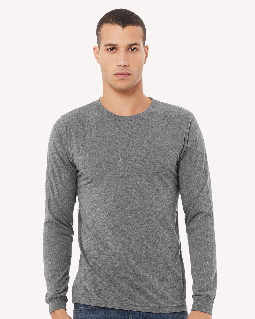 BELLA + CANVAS-3513-Triblend Long Sleeve Tee - Image 7