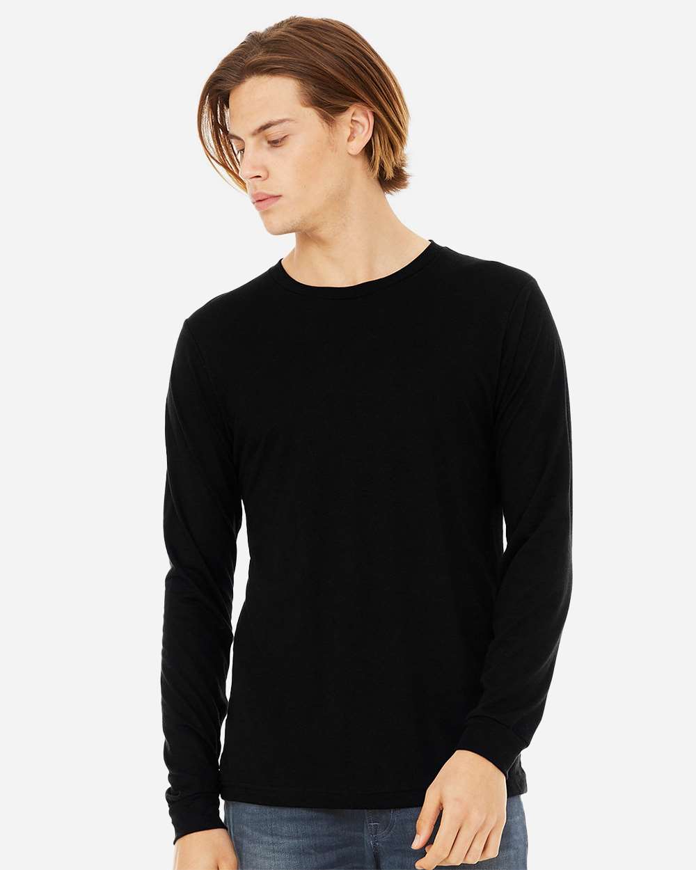 BELLA + CANVAS-3513-Triblend Long Sleeve Tee - Image 77