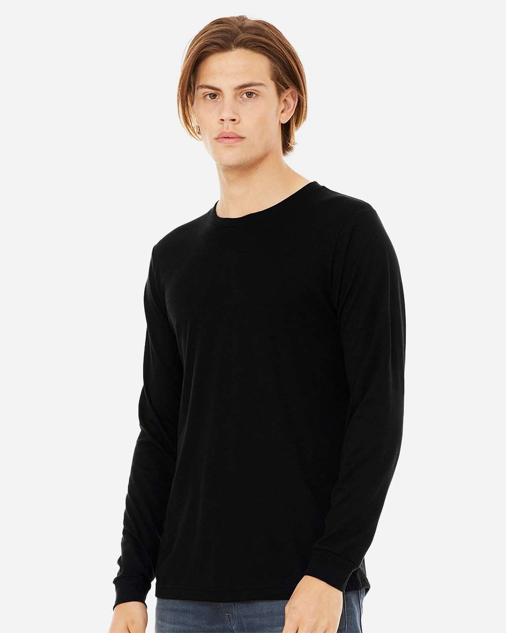 BELLA + CANVAS-3513-Triblend Long Sleeve Tee - Image 78