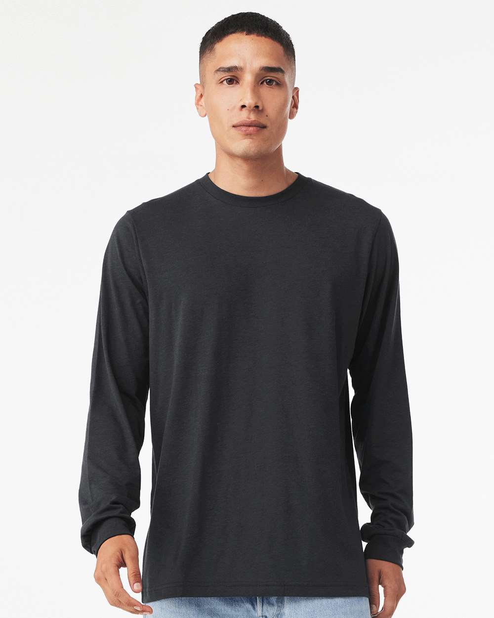 BELLA + CANVAS-3513-Triblend Long Sleeve Tee - Image 83