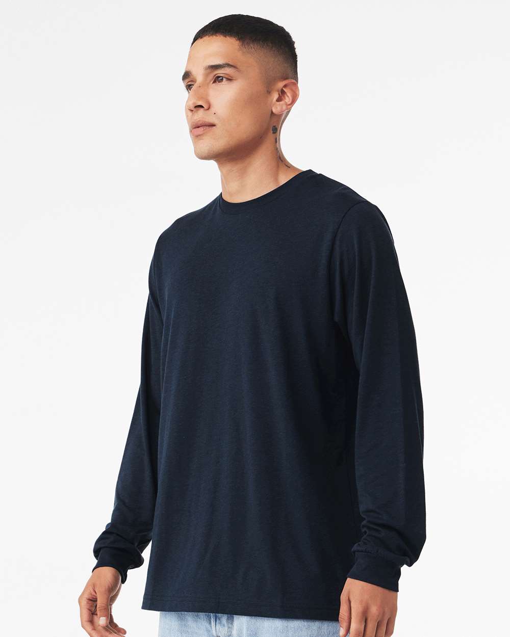 BELLA + CANVAS-3513-Triblend Long Sleeve Tee - Image 90