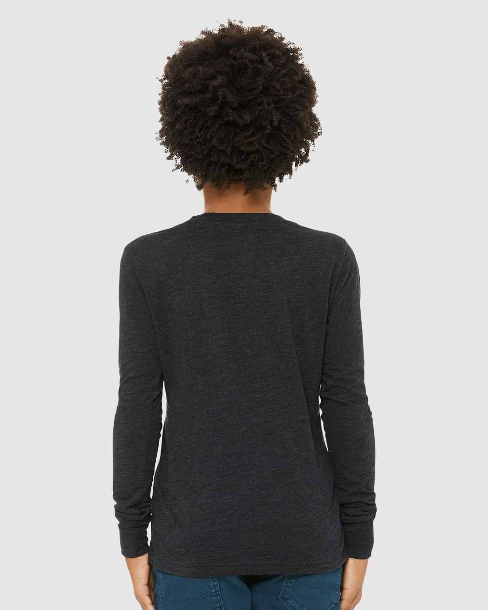 BELLA + CANVAS-3513Y-Youth Triblend Long Sleeve Tee - Image 6