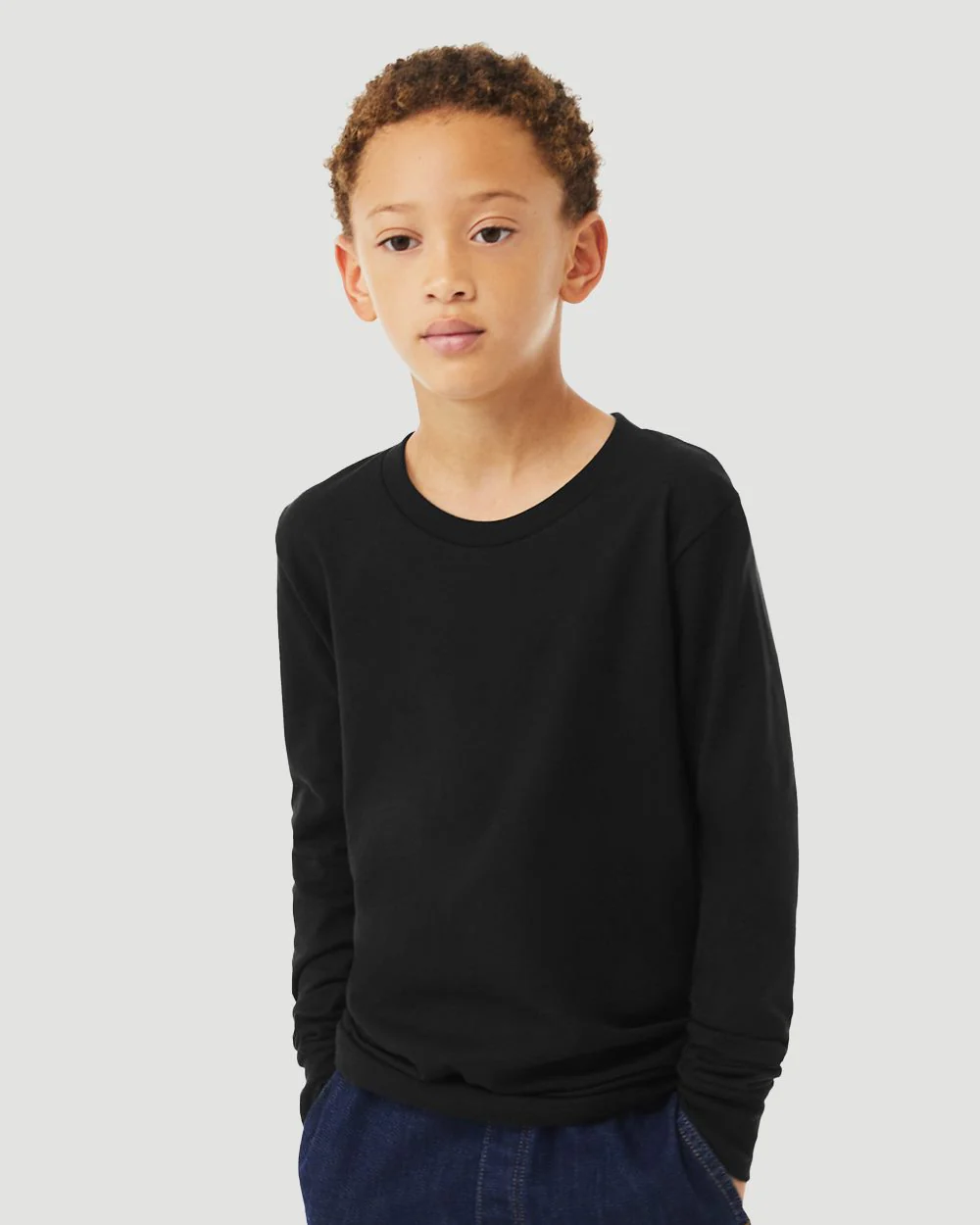 BELLA + CANVAS-3513Y-Youth Triblend Long Sleeve Tee - Image 7