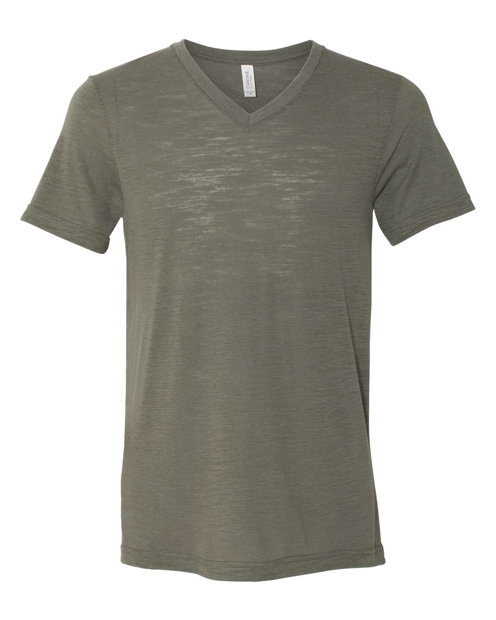 BELLA + CANVAS-3655-Textured Jersey V-Neck Tee - Image 41