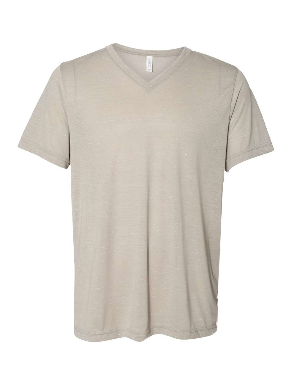 BELLA + CANVAS-3655-Textured Jersey V-Neck Tee - Image 50