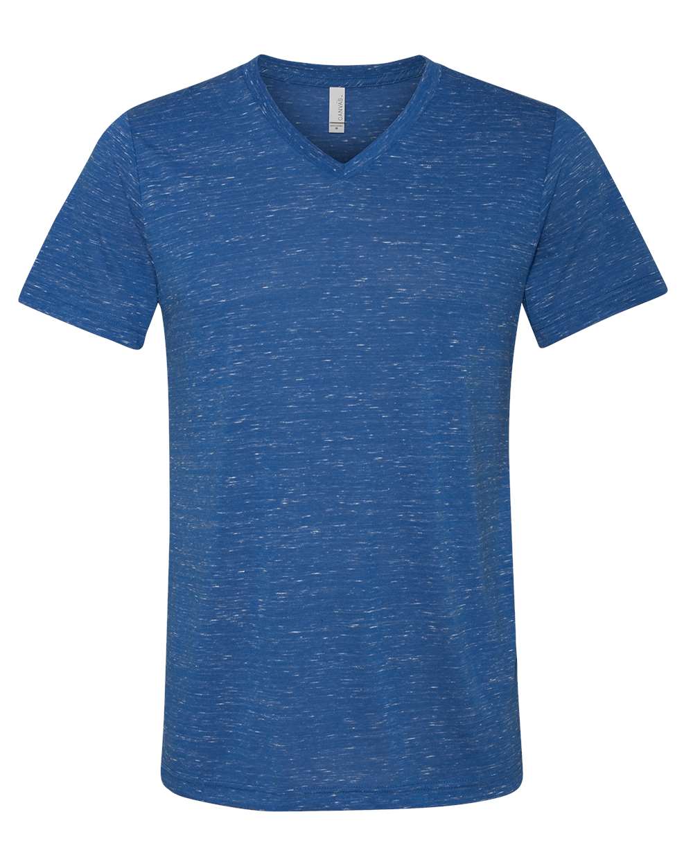 BELLA + CANVAS-3655-Textured Jersey V-Neck Tee - Image 56