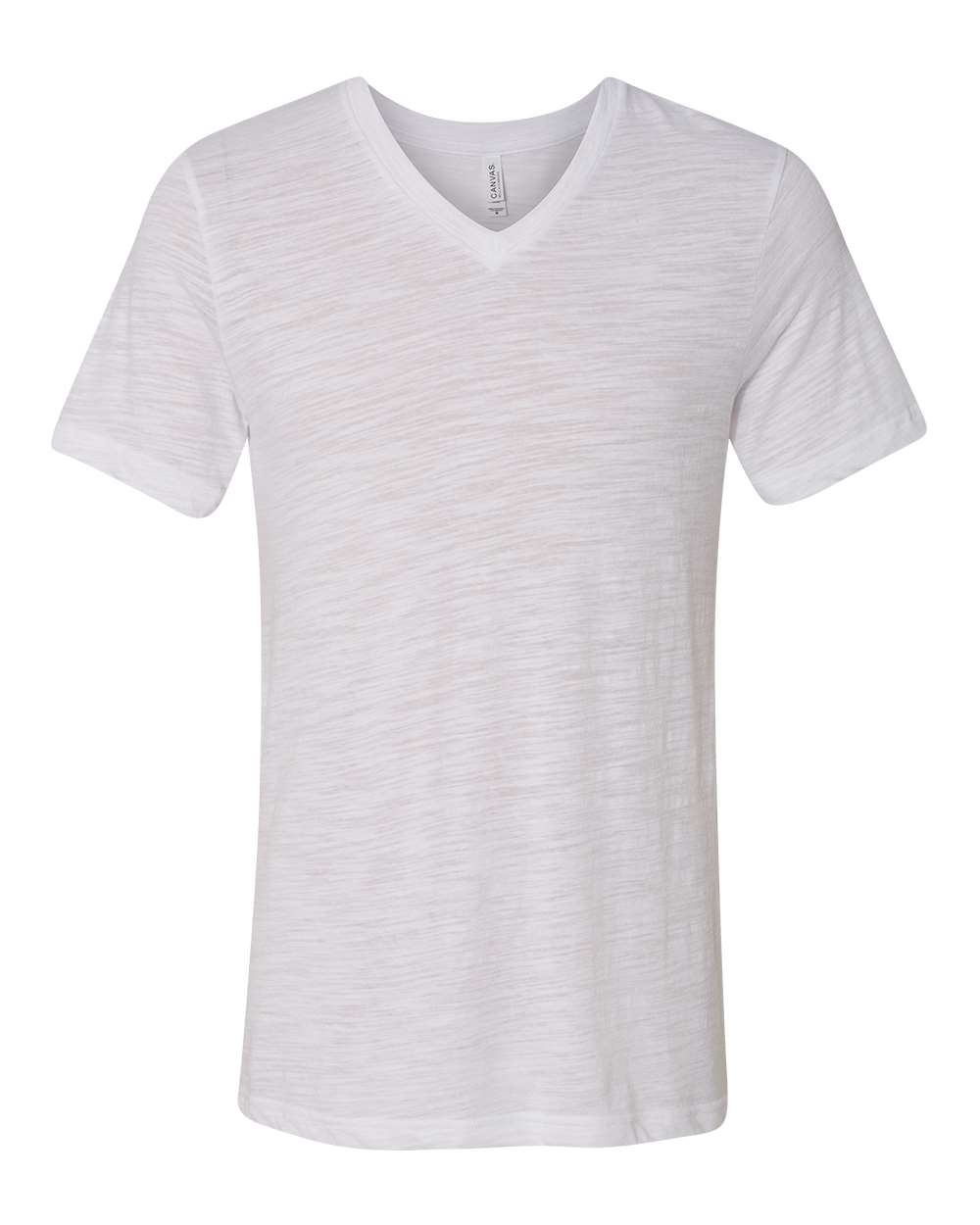BELLA + CANVAS-3655-Textured Jersey V-Neck Tee - Image 64