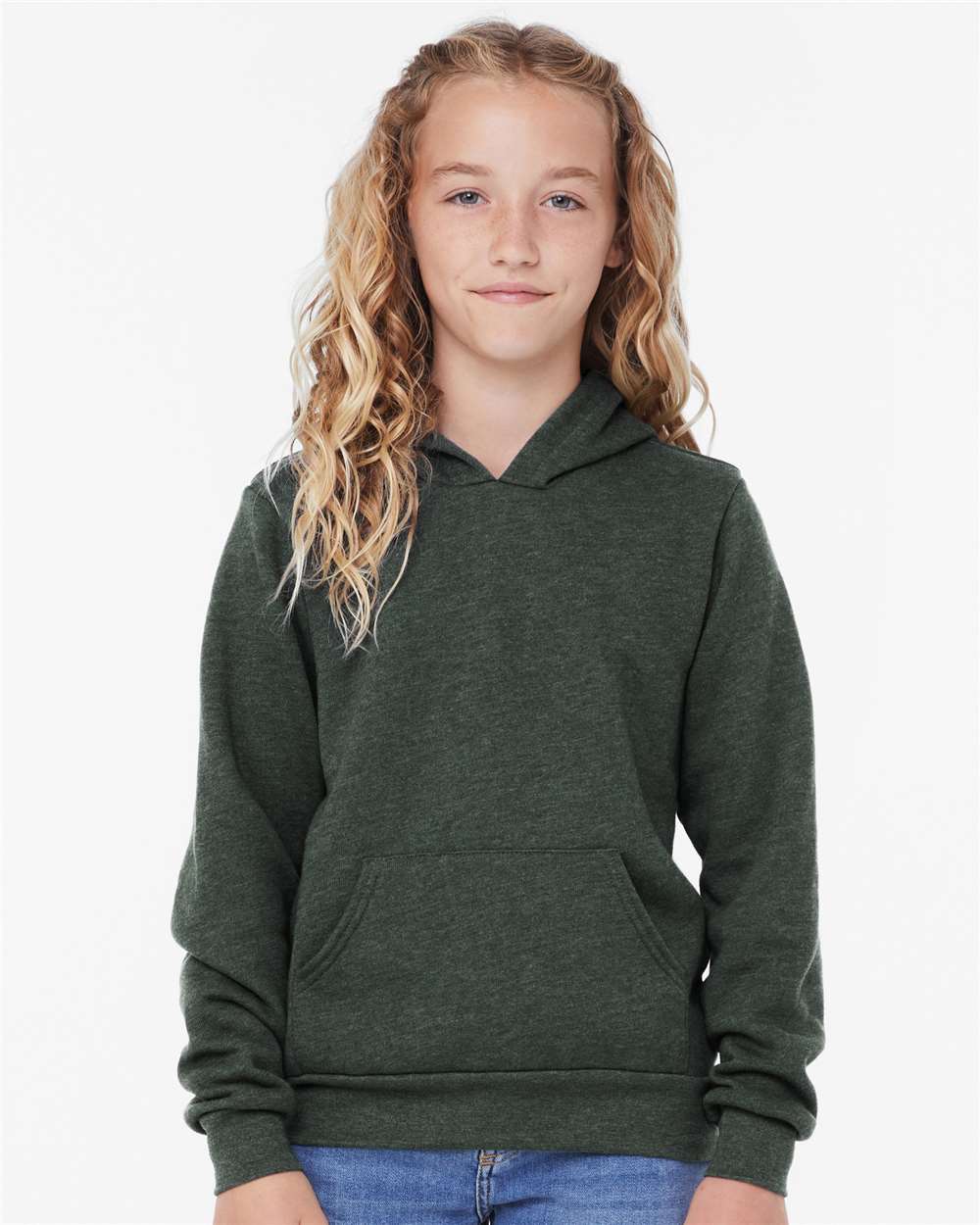 BELLA + CANVAS-3719Y-Youth Sponge Fleece Hoodie - Image 14