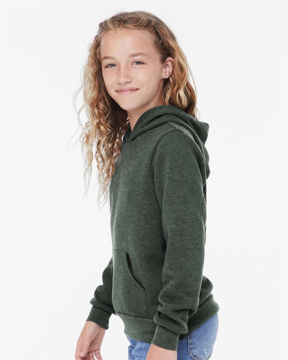 BELLA + CANVAS-3719Y-Youth Sponge Fleece Hoodie - Image 15
