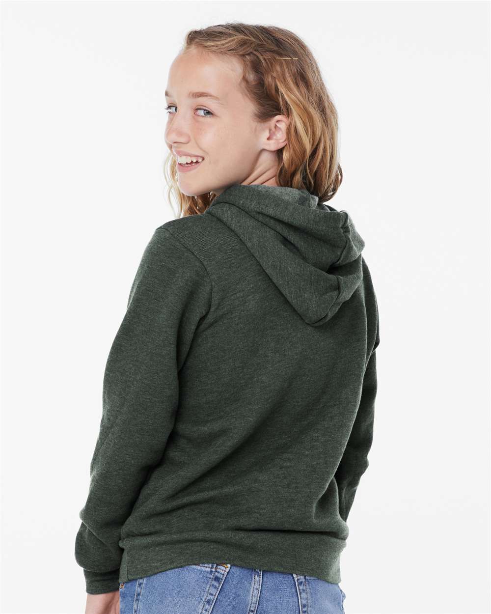 BELLA + CANVAS-3719Y-Youth Sponge Fleece Hoodie - Image 16