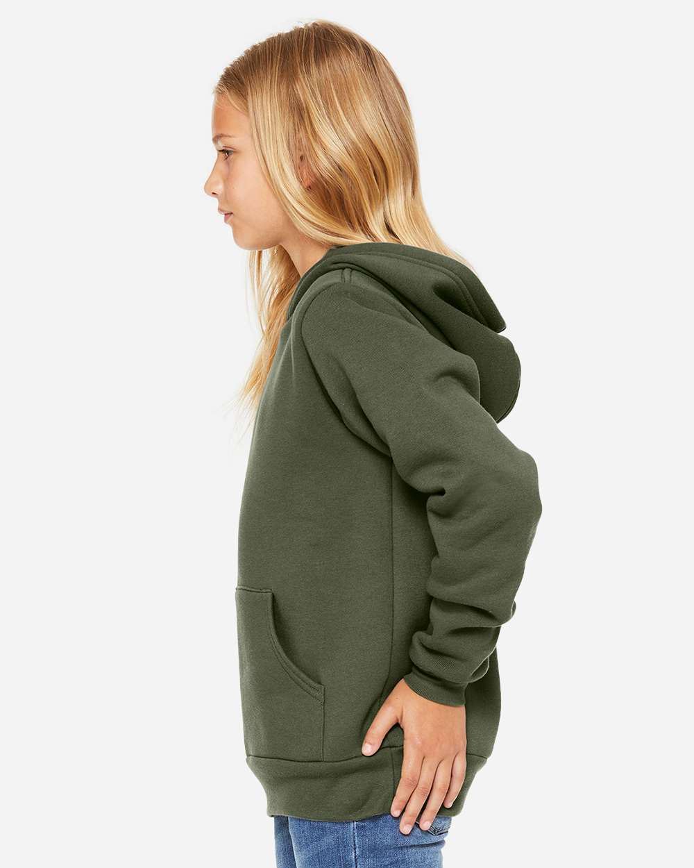 BELLA + CANVAS-3719Y-Youth Sponge Fleece Hoodie - Image 39
