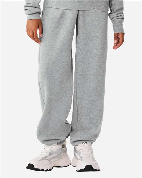 BELLA + CANVAS-3738Y-Youth Sponge Fleece Sweatpants - Image 3