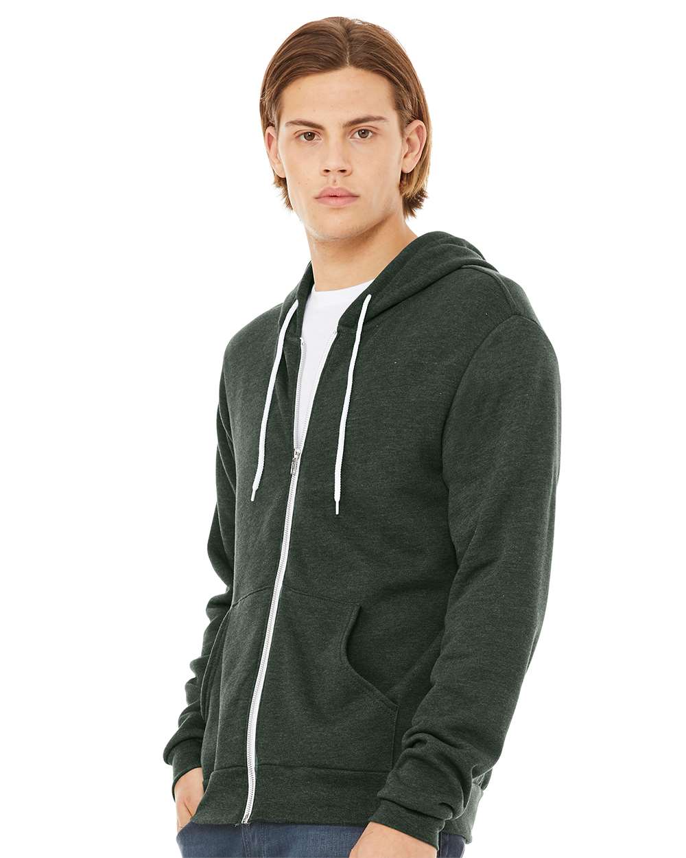 BELLA + CANVAS-3739-Sponge Fleece Full-Zip Hoodie - Image 101