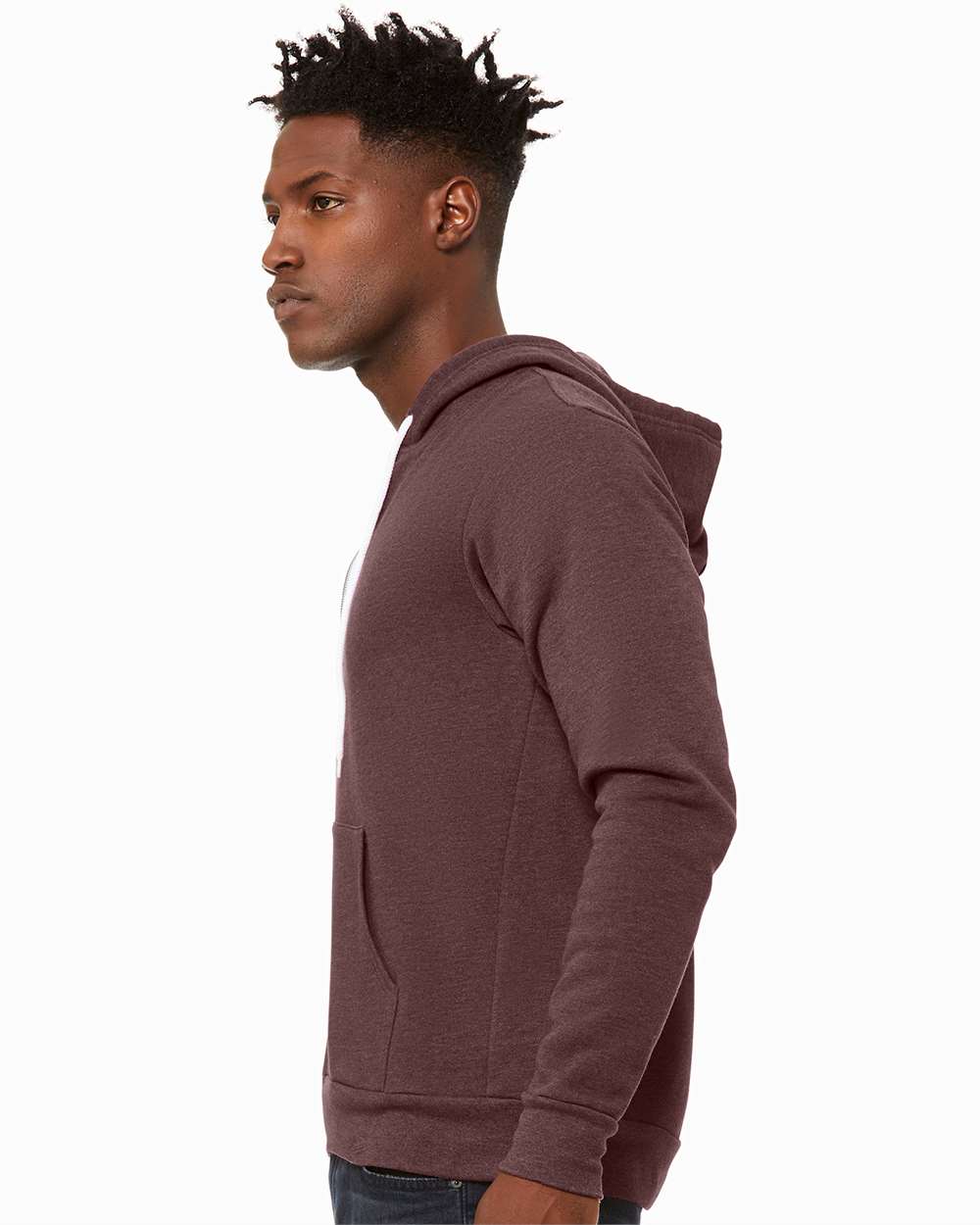 BELLA + CANVAS-3739-Sponge Fleece Full-Zip Hoodie - Image 106