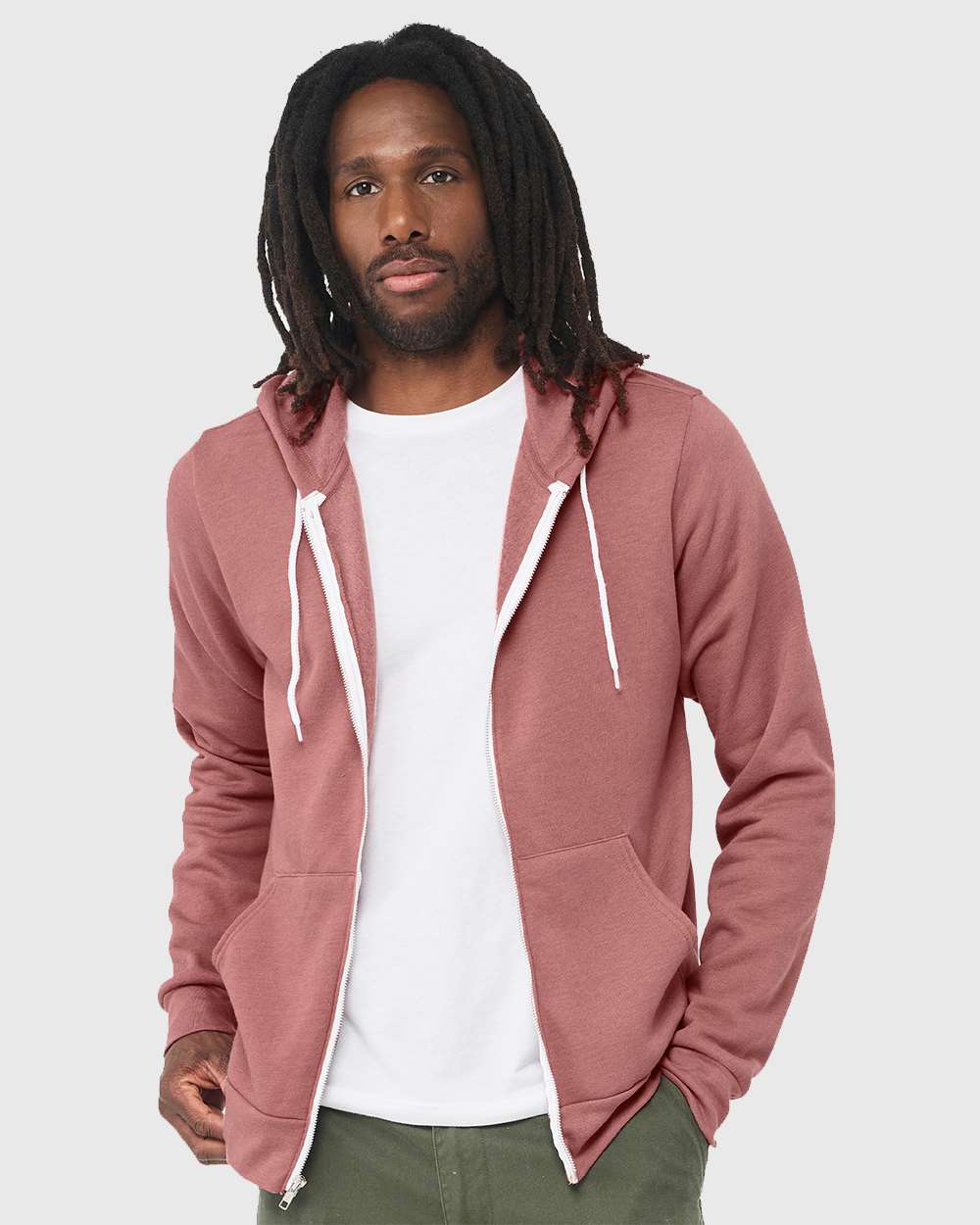 BELLA + CANVAS-3739-Sponge Fleece Full-Zip Hoodie - Image 110