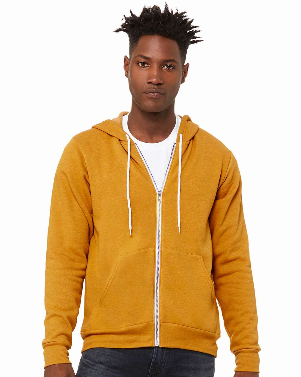 BELLA + CANVAS-3739-Sponge Fleece Full-Zip Hoodie - Image 115