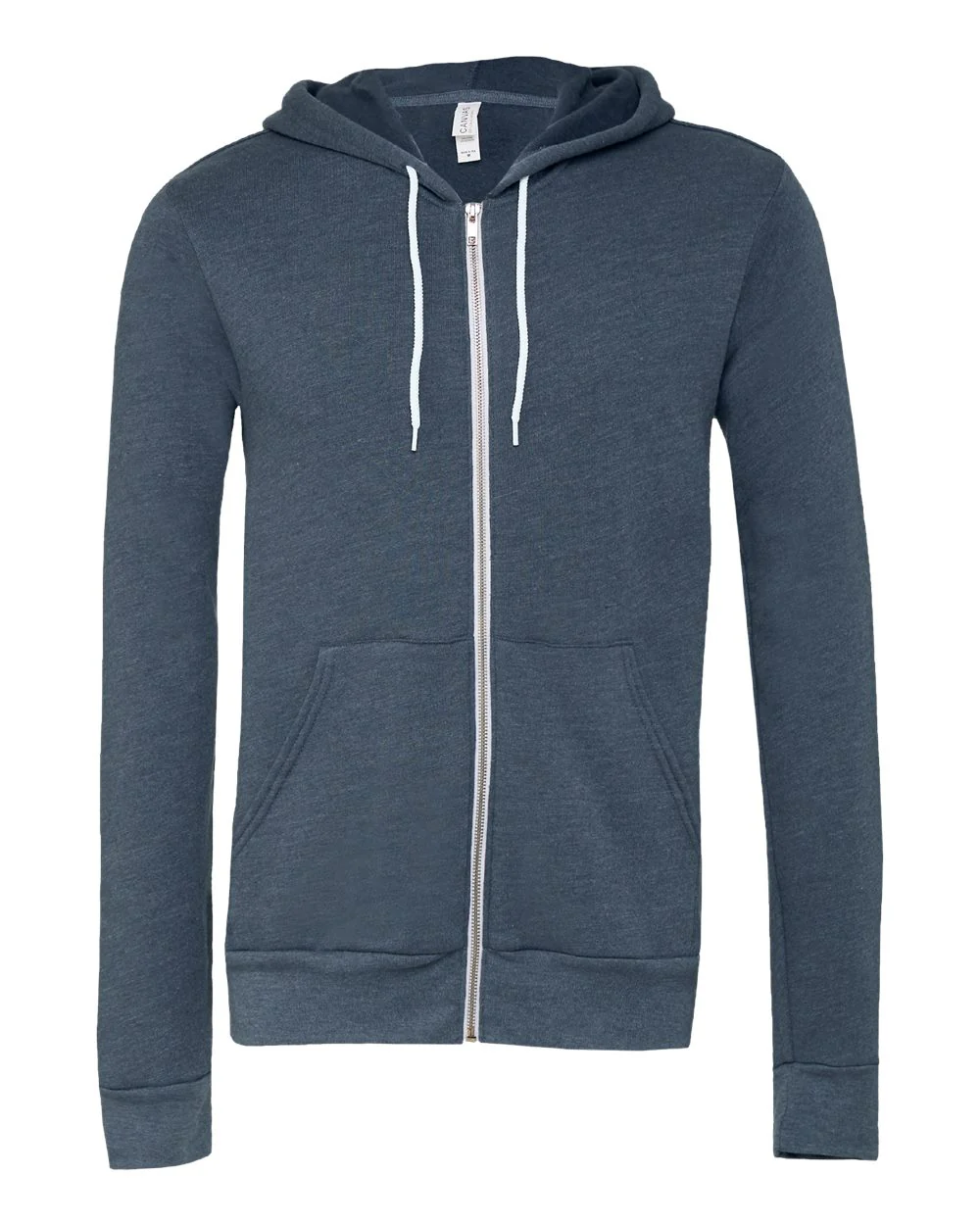 BELLA + CANVAS-3739-Sponge Fleece Full-Zip Hoodie - Image 118