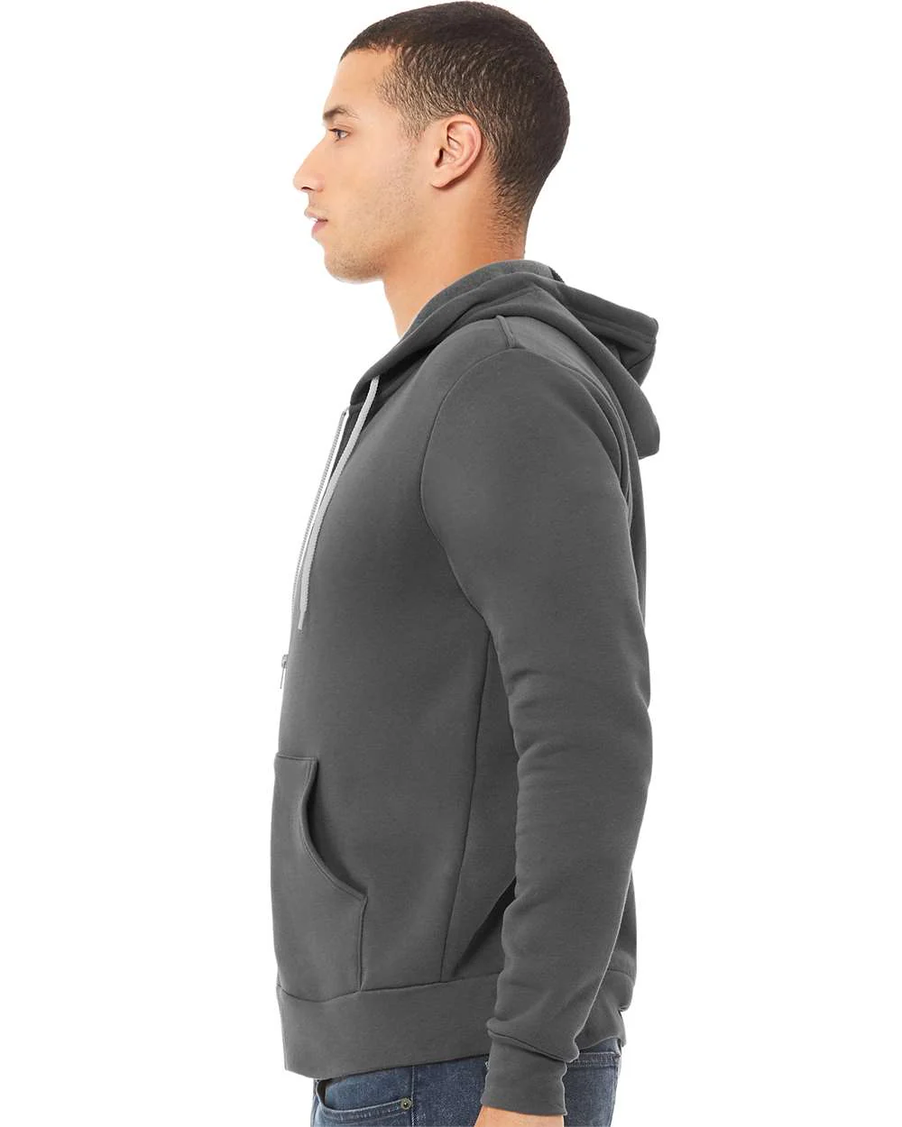 BELLA + CANVAS-3739-Sponge Fleece Full-Zip Hoodie - Image 12