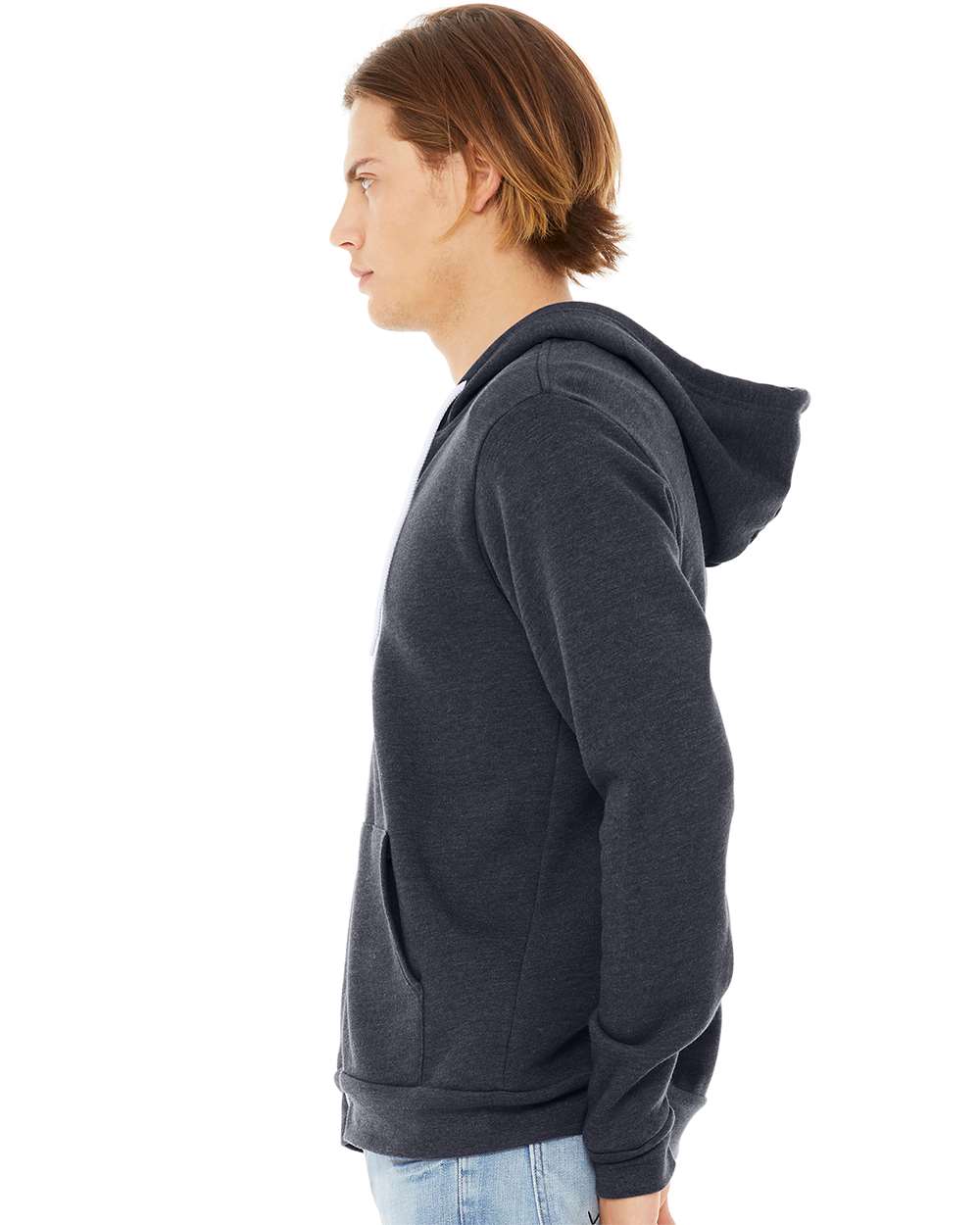 BELLA + CANVAS-3739-Sponge Fleece Full-Zip Hoodie - Image 121