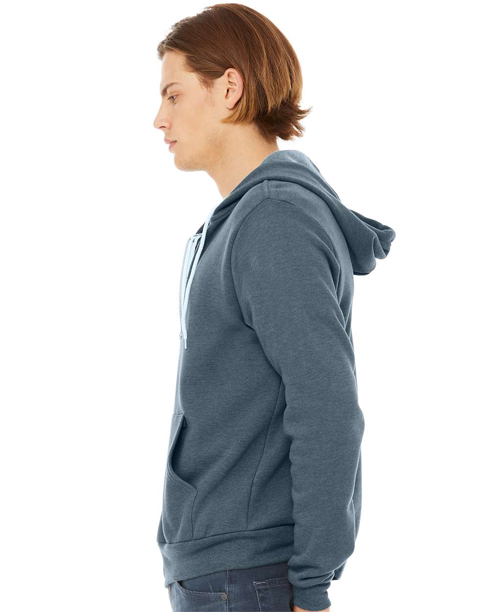 BELLA + CANVAS-3739-Sponge Fleece Full-Zip Hoodie - Image 136