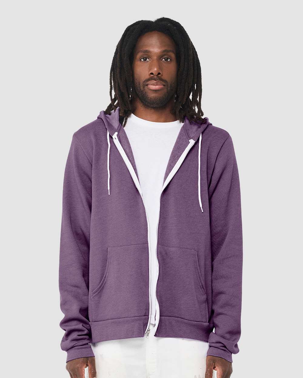 BELLA + CANVAS-3739-Sponge Fleece Full-Zip Hoodie - Image 145