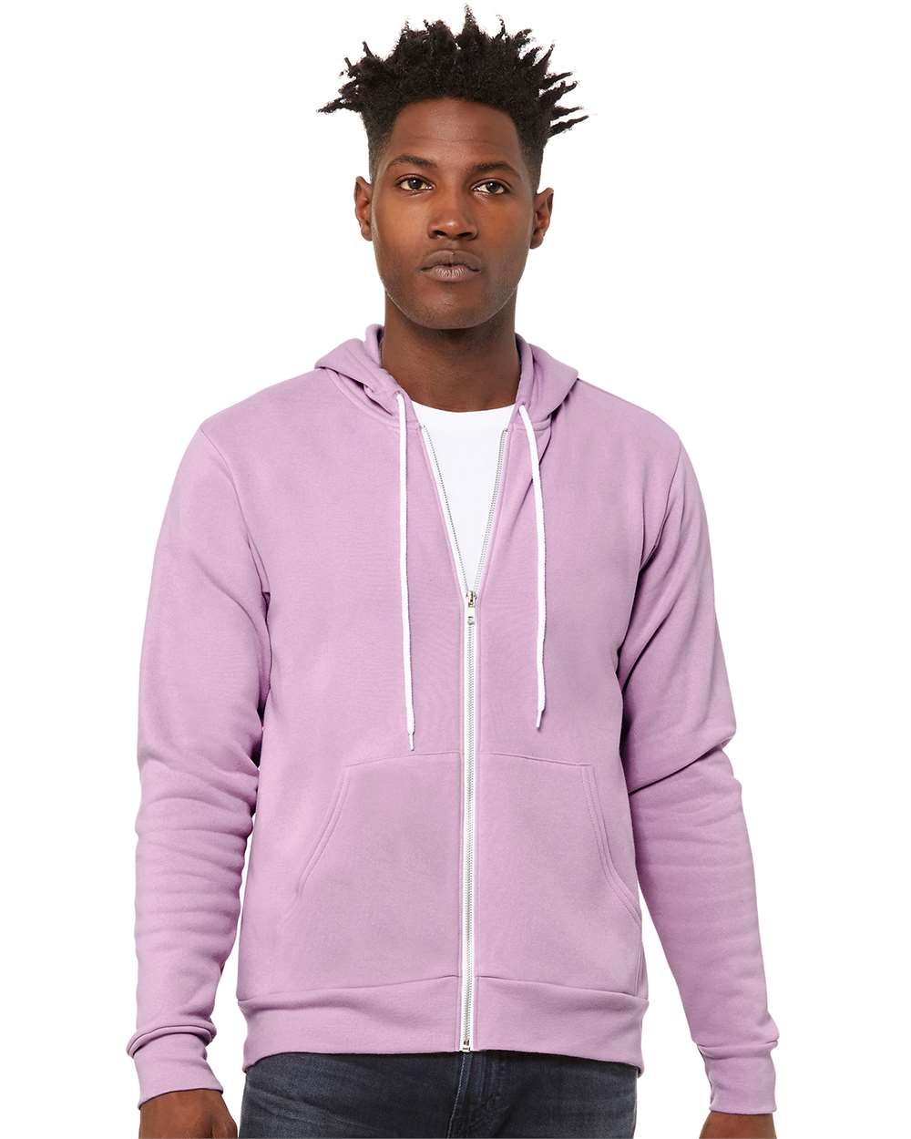 BELLA + CANVAS-3739-Sponge Fleece Full-Zip Hoodie - Image 155