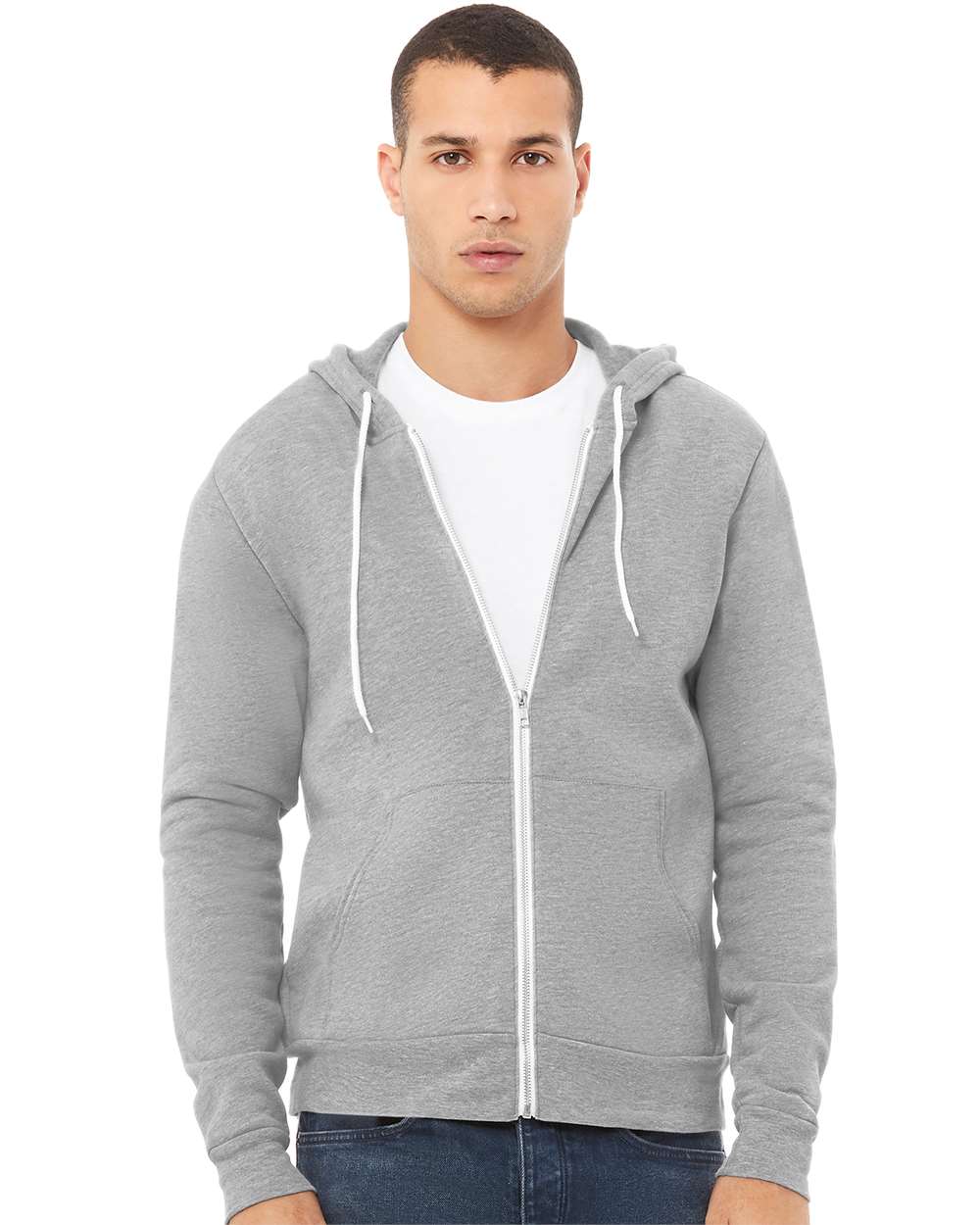 BELLA + CANVAS-3739-Sponge Fleece Full-Zip Hoodie - Image 17