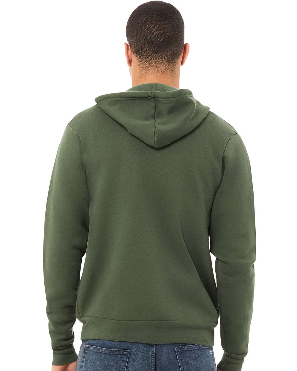 BELLA + CANVAS-3739-Sponge Fleece Full-Zip Hoodie - Image 172