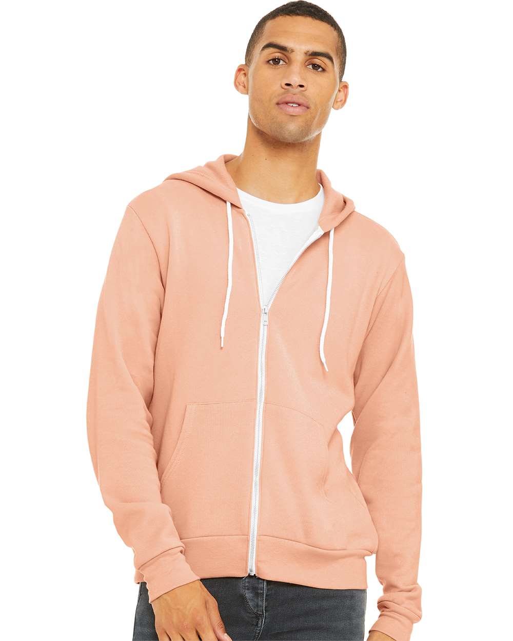 BELLA + CANVAS-3739-Sponge Fleece Full-Zip Hoodie - Image 178