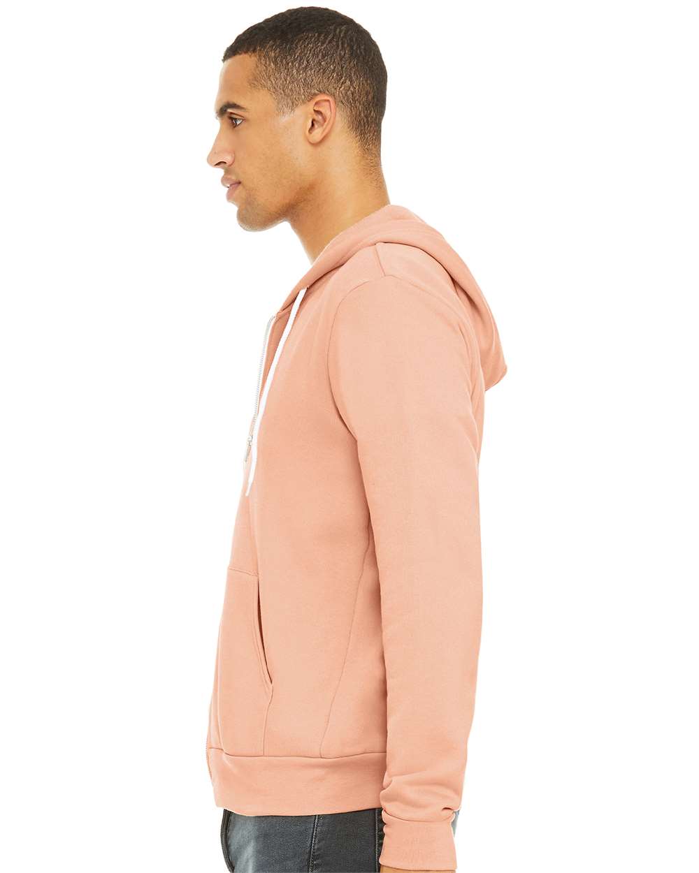 BELLA + CANVAS-3739-Sponge Fleece Full-Zip Hoodie - Image 179