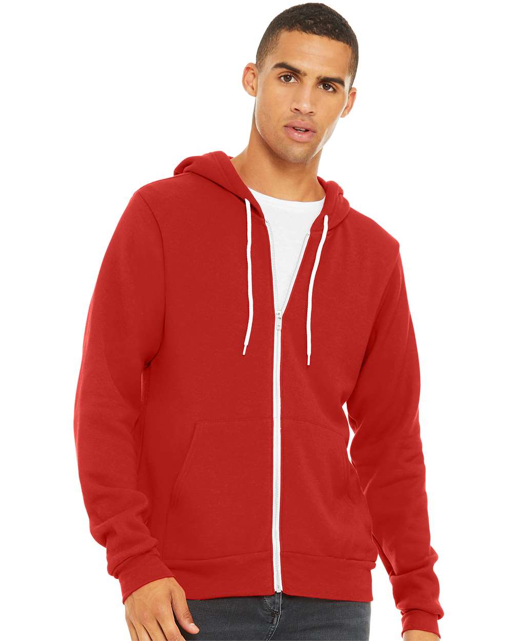 BELLA + CANVAS-3739-Sponge Fleece Full-Zip Hoodie - Image 188