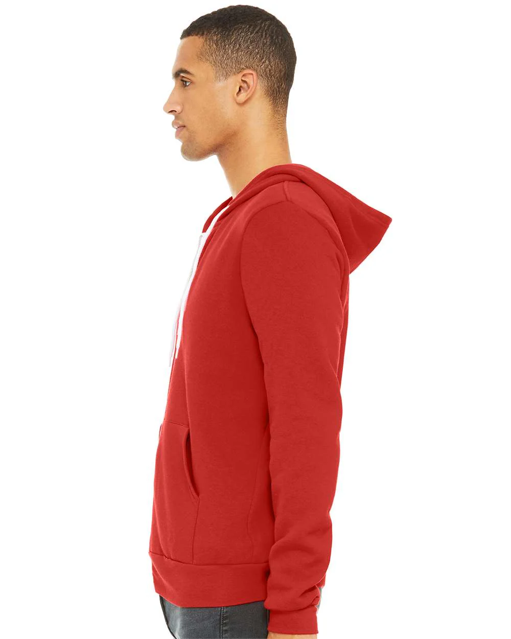 BELLA + CANVAS-3739-Sponge Fleece Full-Zip Hoodie - Image 189