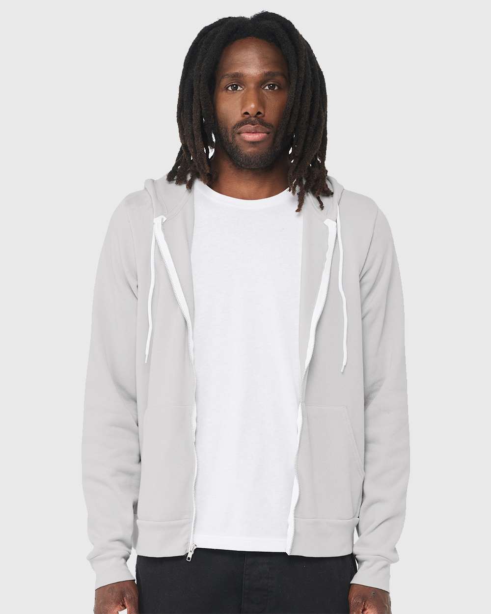 BELLA + CANVAS-3739-Sponge Fleece Full-Zip Hoodie - Image 193