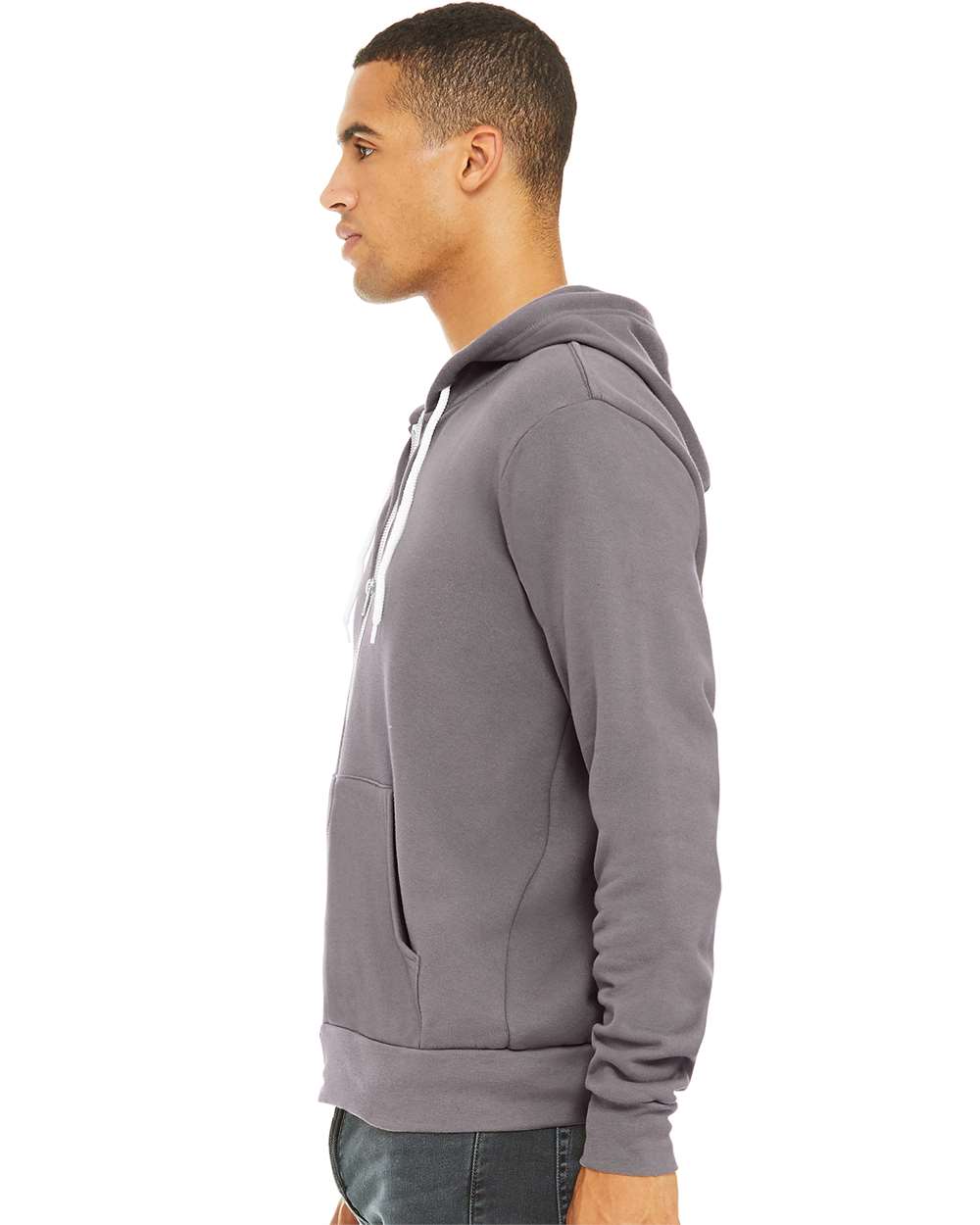 BELLA + CANVAS-3739-Sponge Fleece Full-Zip Hoodie - Image 204