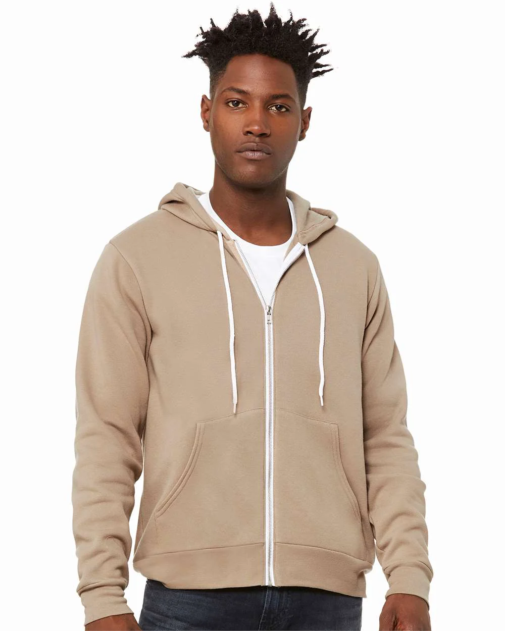 BELLA + CANVAS-3739-Sponge Fleece Full-Zip Hoodie - Image 208