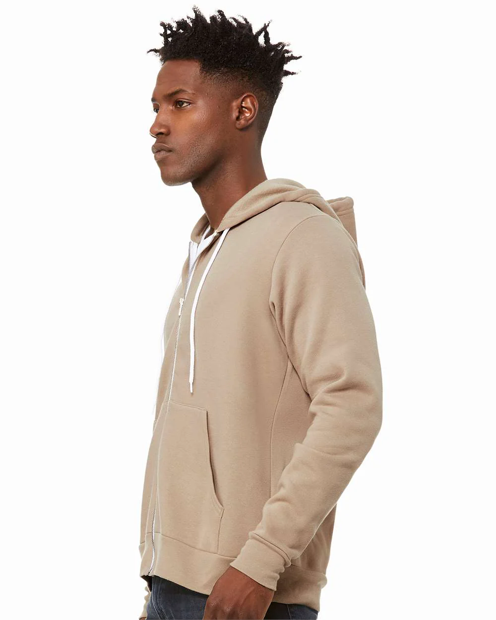 BELLA + CANVAS-3739-Sponge Fleece Full-Zip Hoodie - Image 209